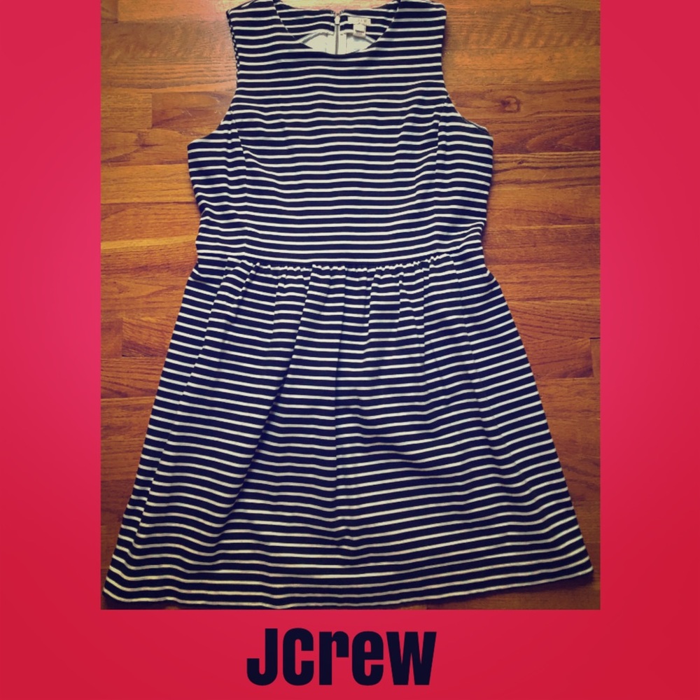 JCrew, Striped Dress, Large